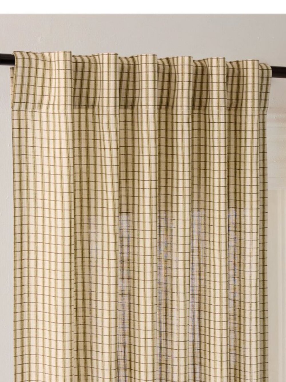 West Elm Gingham Curtain